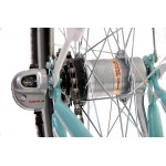 Mestský bicykel 26" Kozbike K24 3 prevodový Modro biely